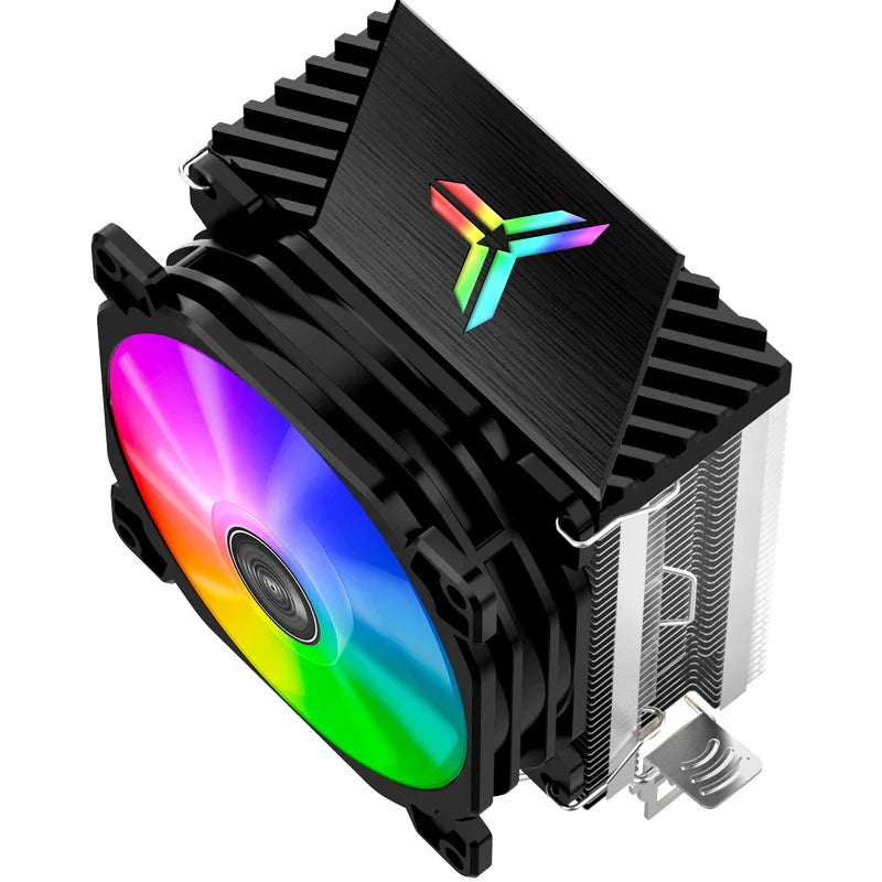 Jonsbo CR1200 CPU Cooler — 2 Heat Pipe Tower with RGB 9cm Fan for Intel LGA115X/775 & AMD AM4