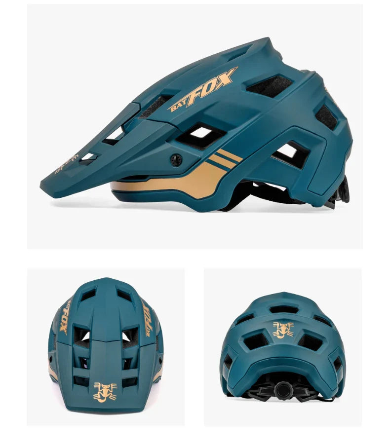 BATFOX Men's Cycling Helmet – MTB Mountain Bike Racing Helmet, Speedframe Casco para Bicycle
