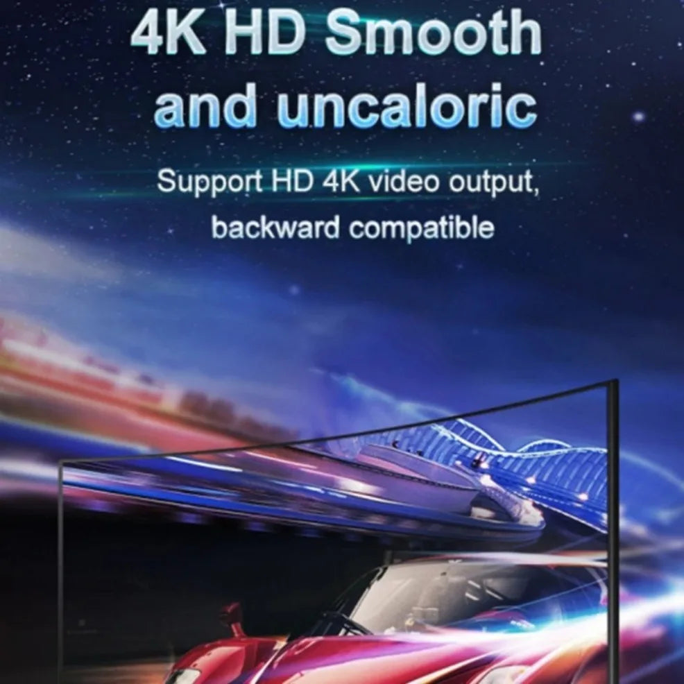 5x1 HDMI Switch 4K – 5 Input 1 Output Video Switcher with IR Remote for Xbox, PS4, PC, Laptop & HDTV
