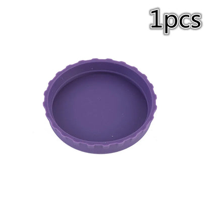 Reusable Beverage Can Covers - Silicone Soda Can Lids, Leak-Proof Sealing Protectors for Cans & Bottles