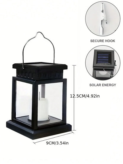 Outdoor Solar Garden Lantern Lights - Retro Hanging Palace Style Landscape Decor Floor Lighting
