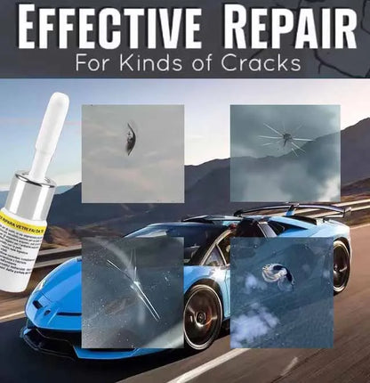 Windshield Repair Kit – DIY Automotive Glass Tool for Chips, Cracks & Star-Shaped Damage
