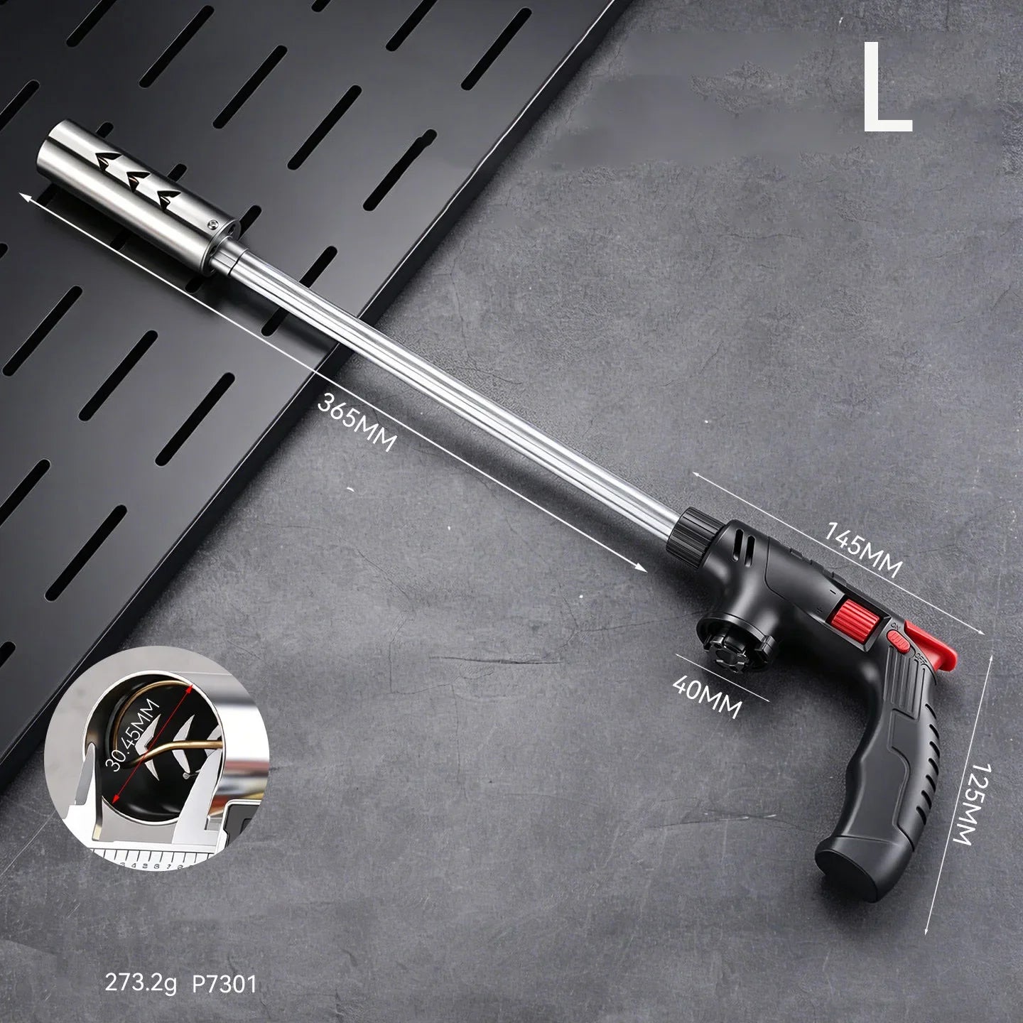 Long-Tube Butane Torch - Extended Gas Blow Torch for Camping, BBQ and Soldering