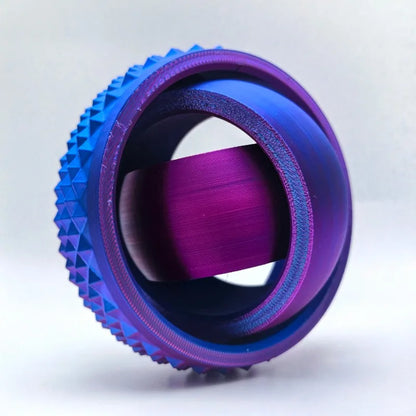 3D Printed Rotating O-Shaped Fidget Ball – Universal Gyroscope Toy for Anxiety Relief & Stress Decompression