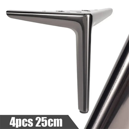 4Pcs Metal Furniture Legs – Heavy-Duty Feet for TV Stand, Sofa, Cabinet & Table, 800KG Load Capacity