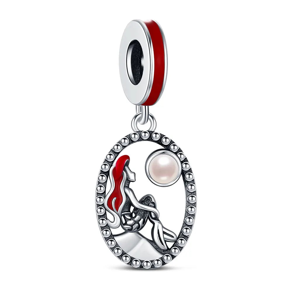 925 Sterling Silver Robot & Sea Turtle Charms Pendant — Moon Bead Bracelet Accessory, DIY Fashion Jewelry Gift for Women