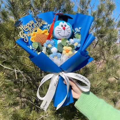 Anime Series Plush Toy Bouquet — Children’s Day, Birthday, Valentine’s & Graduation Gifts