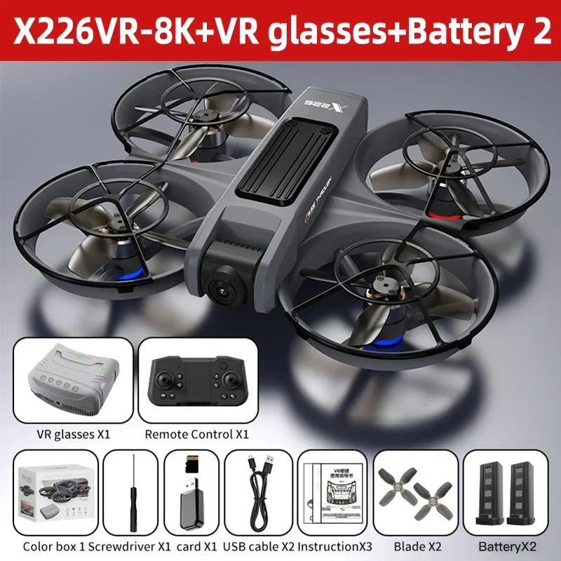 Xiaomi Drone X226/X226VR 8K HD Wide-Angle Camera WiFi FPV Foldable Quadcopter with Large Screen