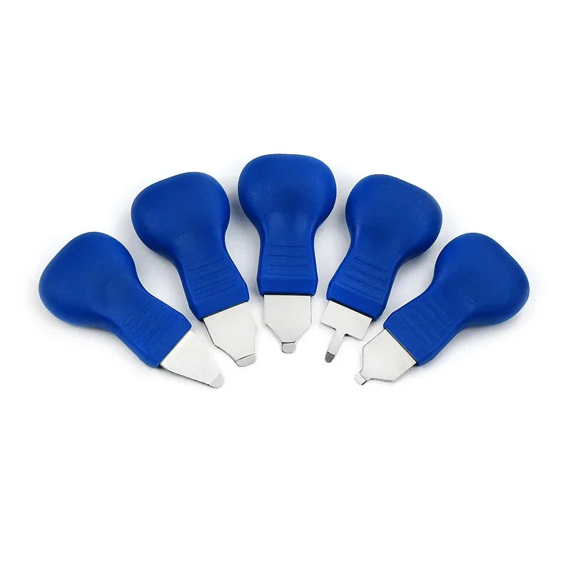 5PCS Watch Repair Tool Kit — Pry Knife, Case Opener, Back Cover Remover, Wrench & Replacement Opening Tools