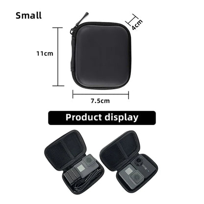 Large Carry Case Storage & Travel Bag for GoPro Hero 13–8, Insta360 X5–X3, DJI Action 5–3, AKASO, SJCAM