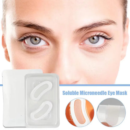 Micro-needle Eye Patch Mask with Collagen – Anti-Wrinkle, Deep Hydration for Crow's Feet & Puffy Eyes