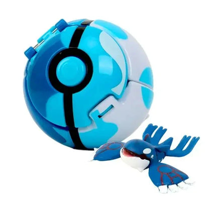 Pokemon Pokeball Figurine — Anime Action Figures including Pikachu & Charizard, Kids Collectible Toy Gift