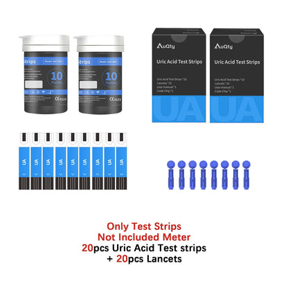 3-in-1 Multifunction Cholesterol, Uric Acid, and Blood Glucose Meter – Diabetes, Gout, and Blood Sugar Monitor with Test Strips