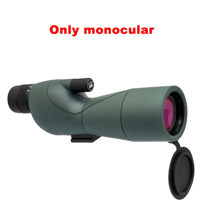 25–75x60 Zoom Spotting Scope – ED Lens Bak4 Prism Monocular Telescope for Bird Watching & Camping
