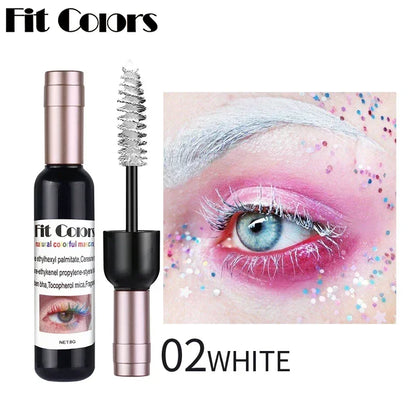 Wine Bottle 4D Silk Fiber Eyelash Mascara – Waterproof & Fast-Drying Eyelash Curl Extension – Blue Ink Makeup