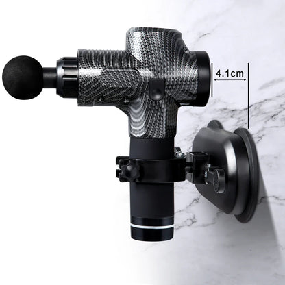 Massage Gun Holder – Suction Cup Fascia Gun Bracket, Hands-Free Massager Partner, No Installation Needed