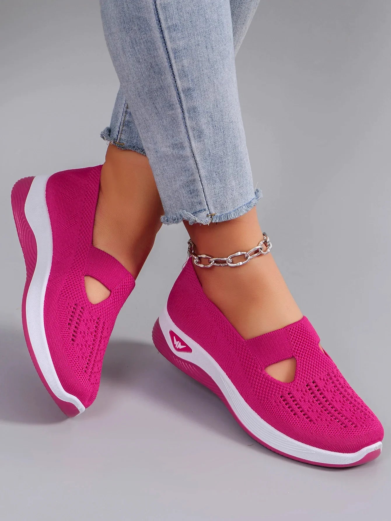 Spring Women's Sports Shoes – Breathable, Lightweight, Non-Slip, Wear-Resistant Casual Sneakers