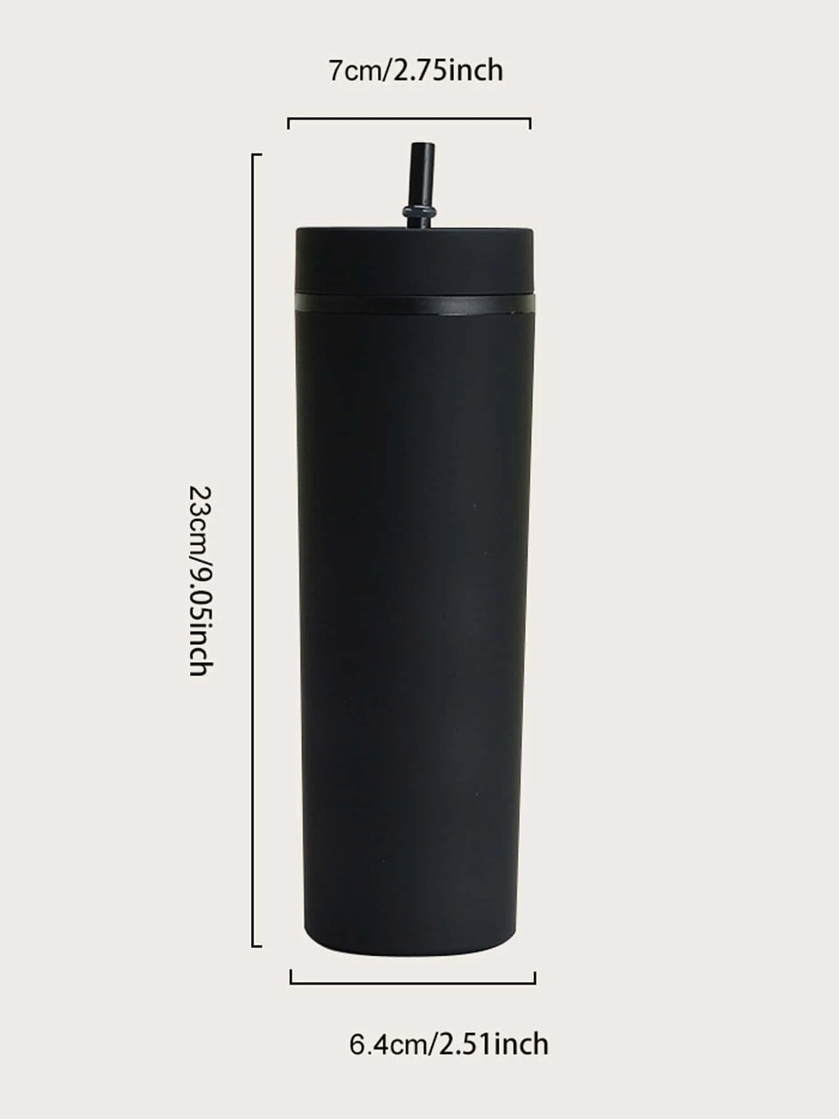 1PC Tumbler Straw Cup with Lids: Double Wall Plastic Drinkware for Fruit Juice - Ideal Gift for Festival Parties