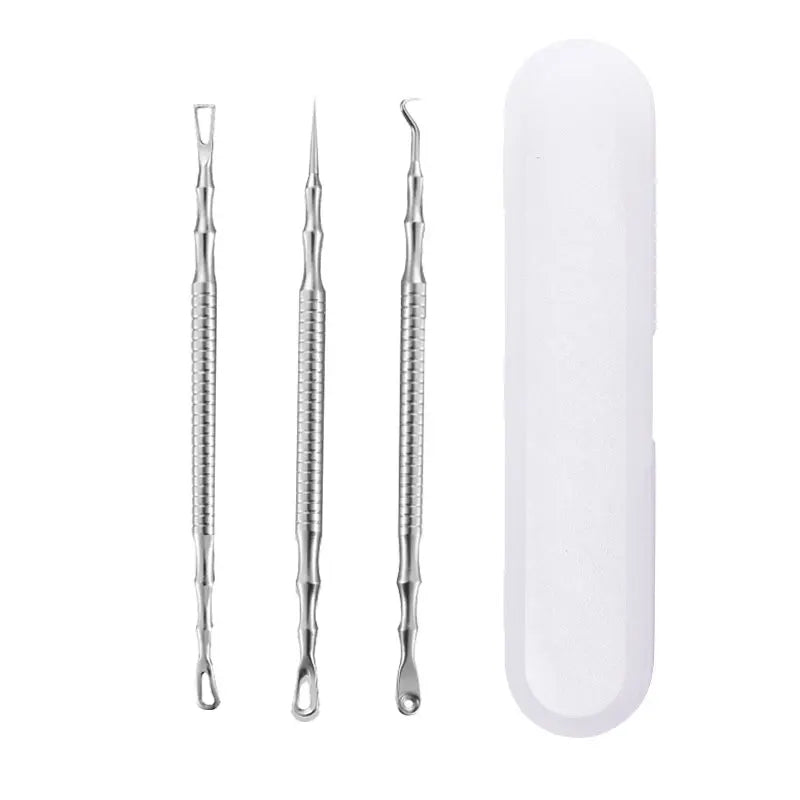 Blackhead Remover Acne Tool Kit – Pimple Extractor Needles, Tweezers & Deep Pore Cleaning Set