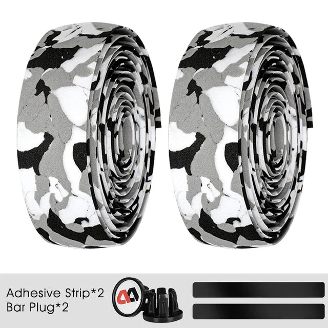 WEST BIKING EVA High Tenacity Handlebar Tape — Shock Absorbing Adhesive Bar Tape with Holes for Road Bikes