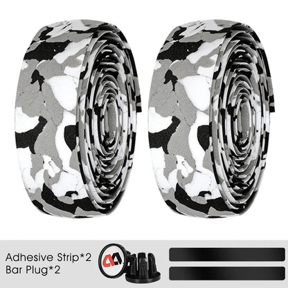 WEST BIKING EVA High Tenacity Handlebar Tape — Shock Absorbing Adhesive Bar Tape with Holes for Road Bikes