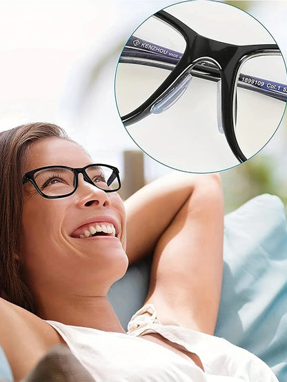 2/5 Pairs Adhesive Silicone Eyeglass Nose Pads – Anti-Slip Stick-On Nose Pads for Sunglasses and Eyewear Accessories