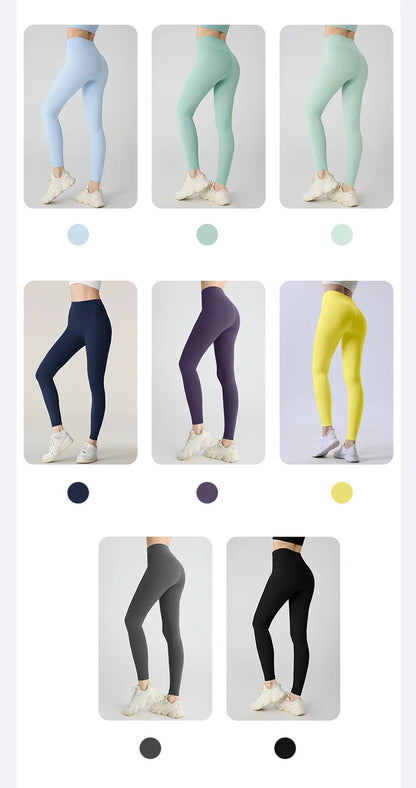 Summer Hot Sale Women’s High Waisted Yoga Leggings – Hip Lifting, Breathable Fitness Pants for Running, Cycling & Workouts