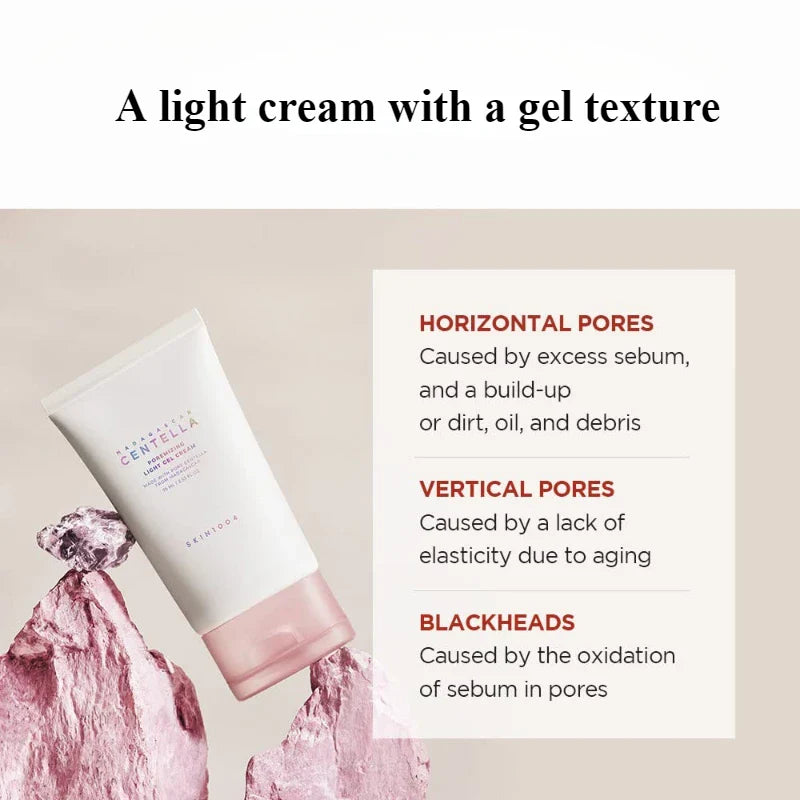 SKIN1004 Madagascar Centella Poremizing Light Gel Cream 75ml — Deep Hydration & Pore Care Facial Skincare