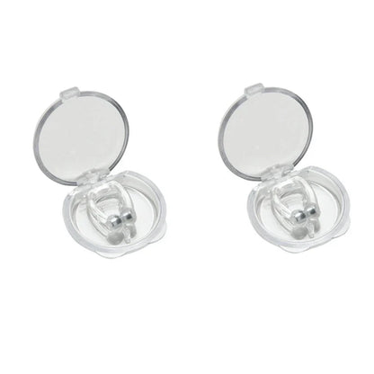 Silicone Magnetic Anti-Snore Nose Clip – Sleep Aid Apnea Guard with Case for Night Snoring Solution