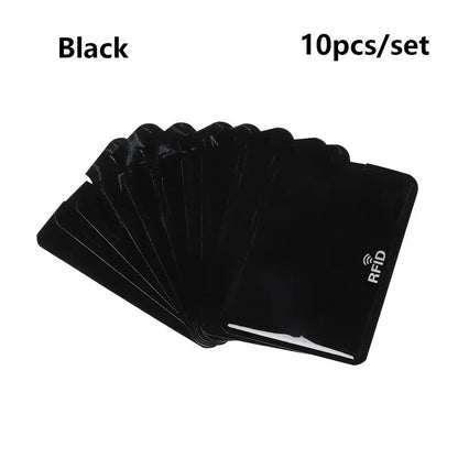 10PCS RFID Credit Card Protector Sleeves – Anti-Theft Blocking Skin Case Covers for Bank Cards, New Hot Sale