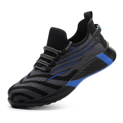 Men’s Safety Work Shoes – Lightweight Indestructible Sneakers with Anti-Puncture Protection, Durable Work Boots for Industrial & Construction Use