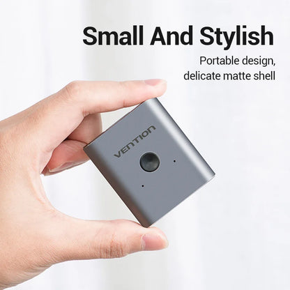 Vention HDMI Switcher 4K 60Hz Bi-Directional - 2.0 HDMI Switch 1x2/2x1 Adapter, Compatible with PS4/5, Xiaomi TV Box, 8K HDMI 2.1 Splitter