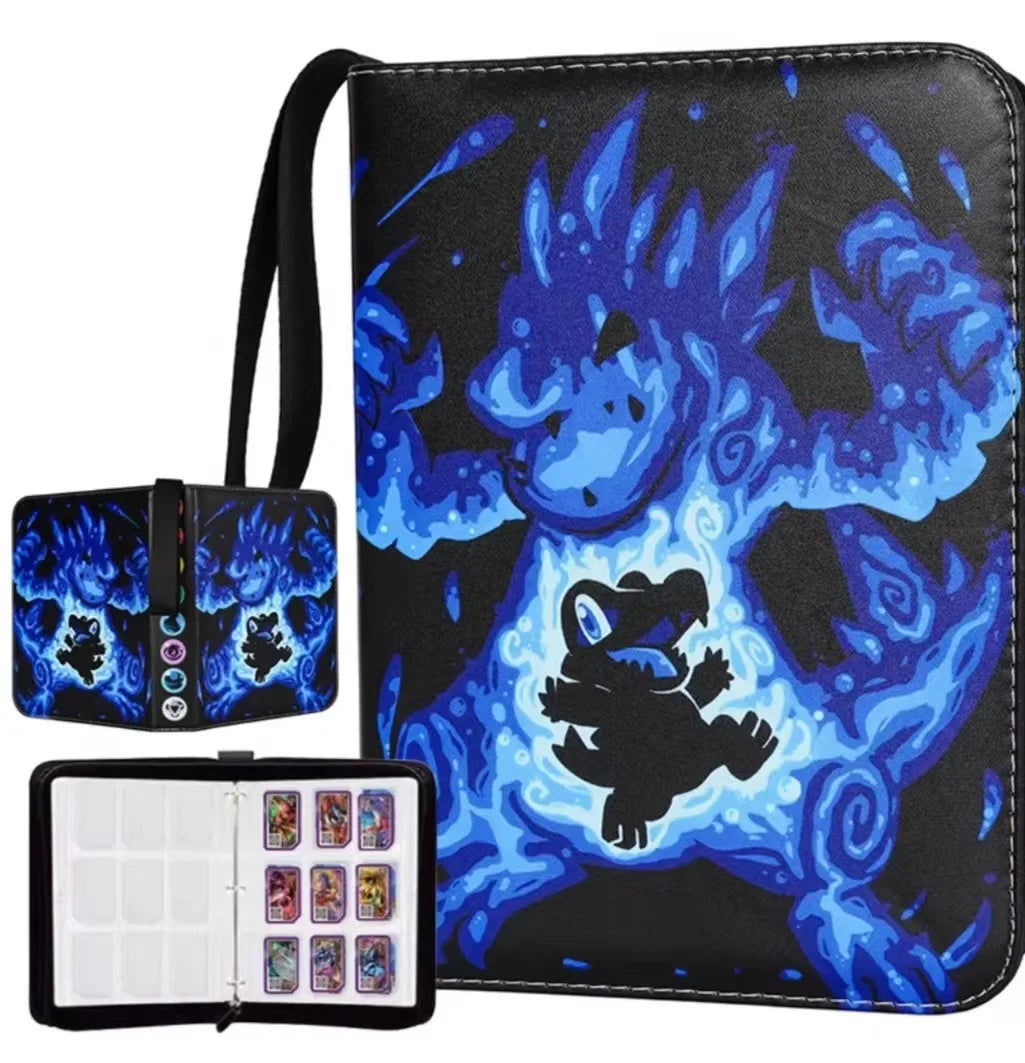 NEW Pokémon Card Album — 400pcs Binder Zipper PU Leather Storage Book for Anime Card Game Collection