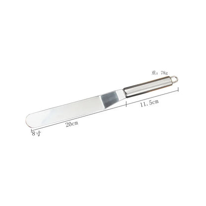 6/8/10/12 Inch Stainless Steel Icing Spatula – Cream Frosting Cake Decorating Tools & Accessories