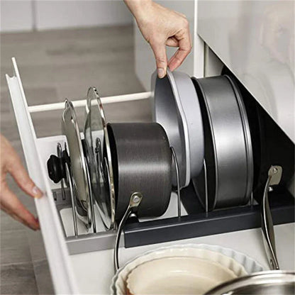 Kitchen Sink Organizer Rack — Adjustable Dish Drying Shelf for Bowls, Plates & Storage, Desktop Holder Accessories