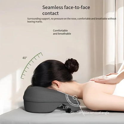 Face & Body Massage Pillow - Ergonomic Non-Slip Spa Support Cushion for Home & Salon