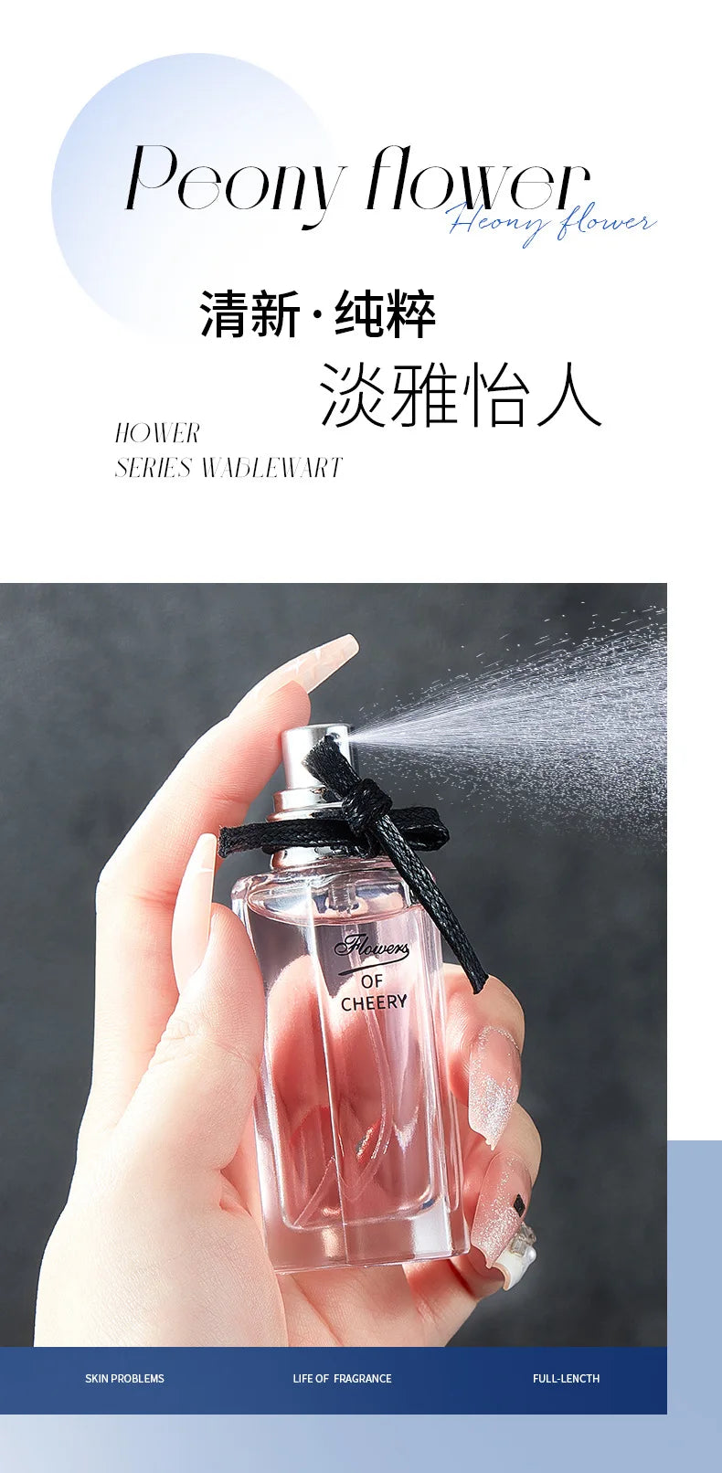 Original Women’s Perfume Gift Set –  25ML Long-Lasting Fresh Eau De Toilette with Pheromones for Women & Men