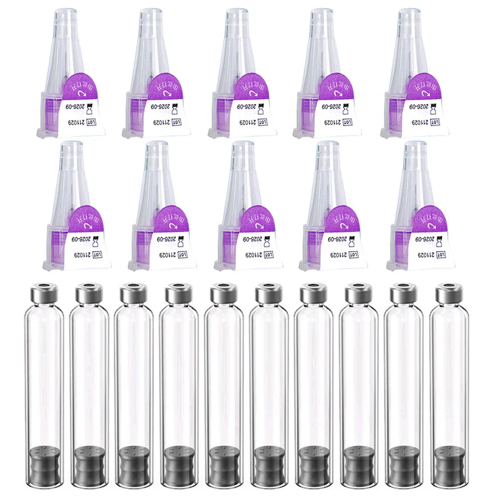 Magic Pen Tattoo Kit – 3ml Empty Cartridge Bottles with Individual Packaging for Medical Aesthetics & Lilly Insulin Pen