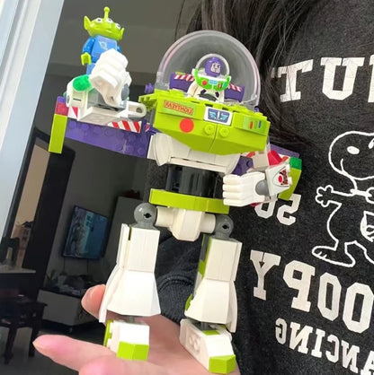 Buzz Lightyear Mecha Action Figure - Pixar Toy Story Desktop Collectible Gift