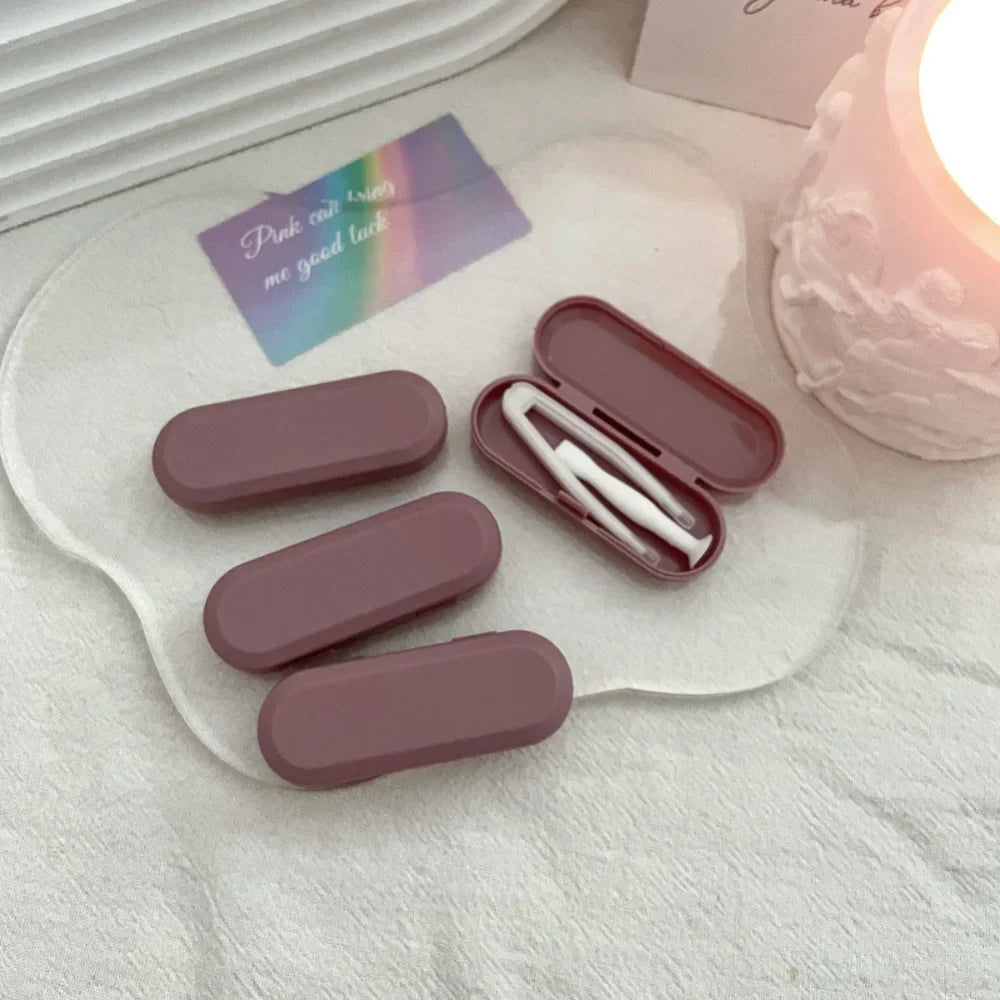 Professional Contact Lens Tweezers Suction Stick Inserter Remover Tool Kit Eyewear Accessories Multicolor Set
