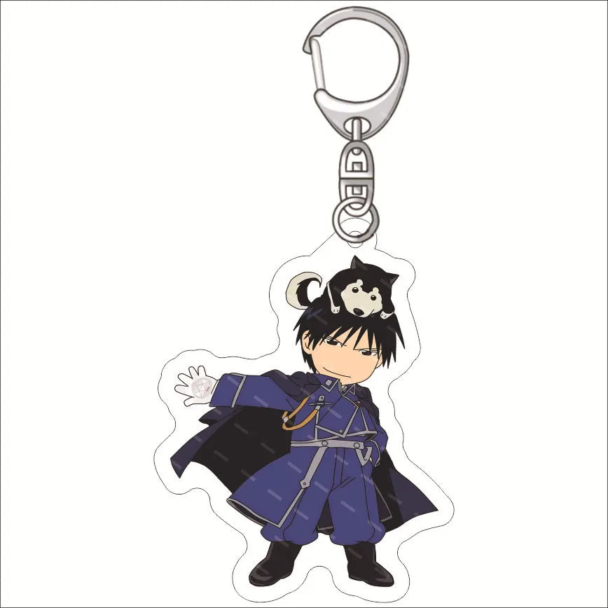 Fullmetal Alchemist Edward Elric Acrylic Keychain – Anime Bag Charm & Creative Gift Keyring