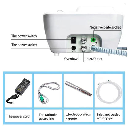 2025 NEW Dcool Portable Beauty Device – Hot & Cool EMS Electroporation Machine for Skin Tightening and Anti-Puffiness Facial Care