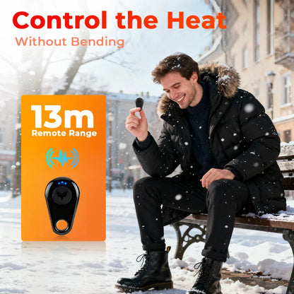 Electric Heated Socks with Remote – Rechargeable Thermal Warmers for Skiing, Snowboarding & Hiking