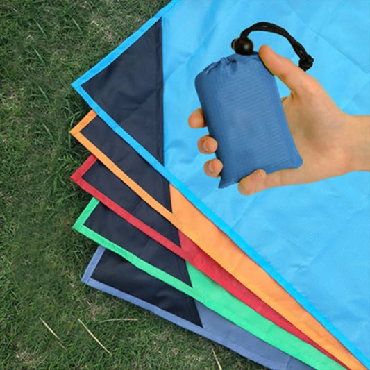 Ultra-Thin Waterproof Pocket Camping Mat: Folding Tent Mattress for Outdoor Climb, Beach, Picnic - Portable Camping Picnic Blanket