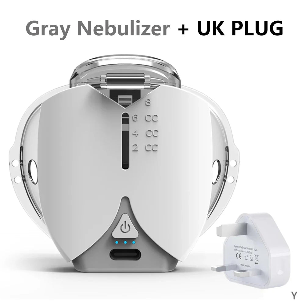 Mini Portable Silent Handheld Nebulizer – Ultrasonic Medical-Grade Inhaler for Babies, Kids & Adults with Cough or Asthma