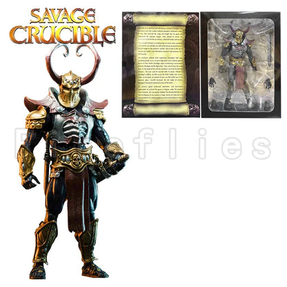 1/12 7-Inch Savage Crucible Action Figure — Harbinger Studios Wave 2 Jaeger Nashom Krieger Whoman Barbarian Anime Collectible Gift