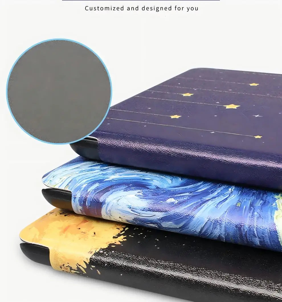 SA568B Leather Case for Kindle Paperwhite 12th Gen 2024 Signature Edition – 7-Inch Cover with Hand Strap & Auto Sleep