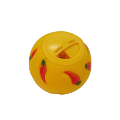 Rabbit Treat Ball Slow Feeder Toy – Bite-Resistant Interactive Snack Dispenser for Rabbits, Ferrets, Cats & Hamsters