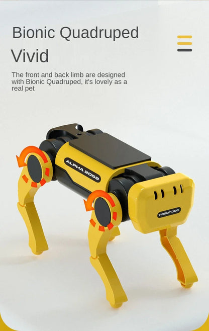 Solar Powered Robot Dog Kit – DIY STEM Science Experiment Toy for Kids, Educational Puppy Model, Christmas Gift