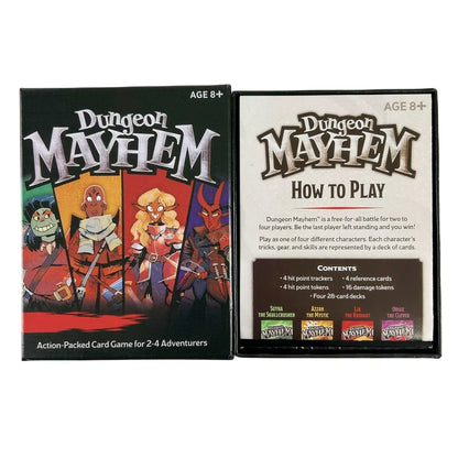 Dungeon Mayhem Card Game - Family Fun Board Game Deck for Parties & Group Play